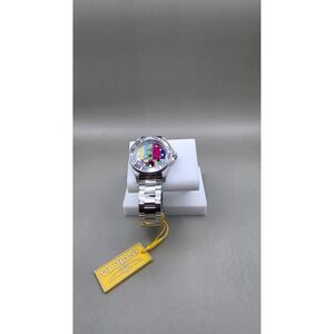 Invicta Pop Art Men's Watch - 40mm, Silver Stainless Steel Multi Color Dial New